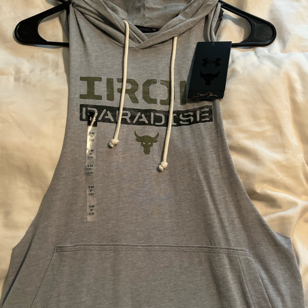 Under armour the rock iron paradise workout gym tank top